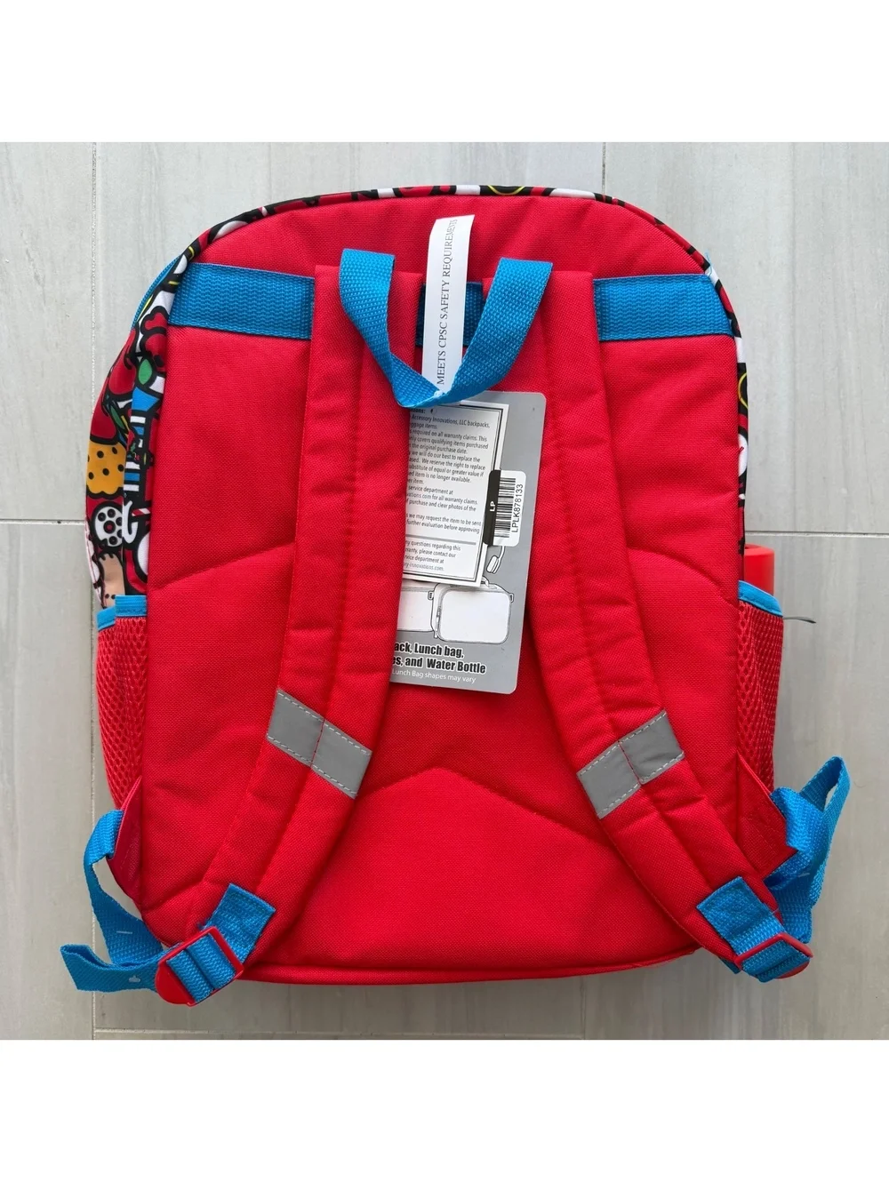 Hello Kitty 4 Piece Backpack Set with Lunch Bag, Headphones, & Water Bottle